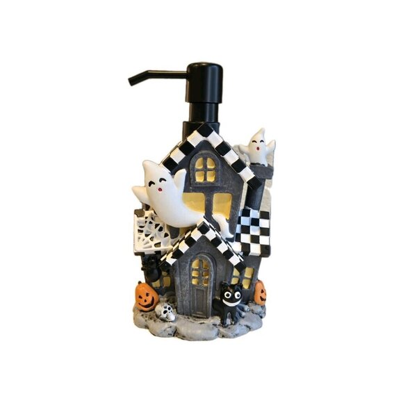New Spooky Ghost Haunted House Halloween Soap Dispenser Spooky Decoration - Picture 2 of 4